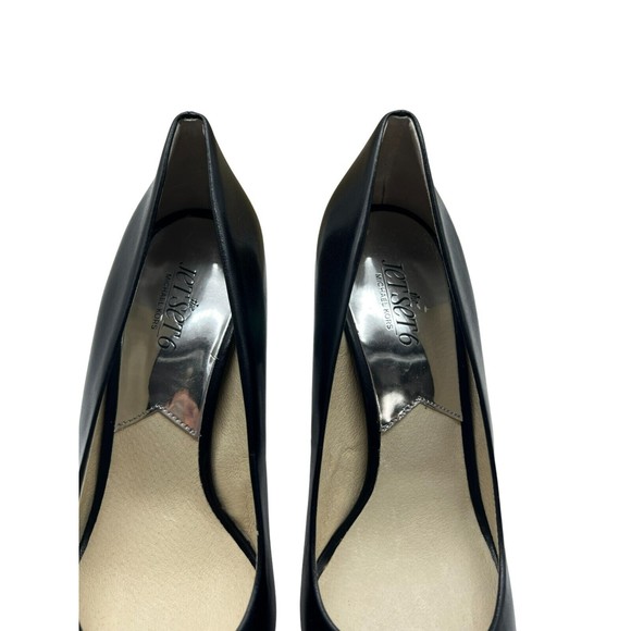 NWT AUTH Michael Kors The Jet Set 6 Black Leather Sabrina Pump - Picture 8 of 9
